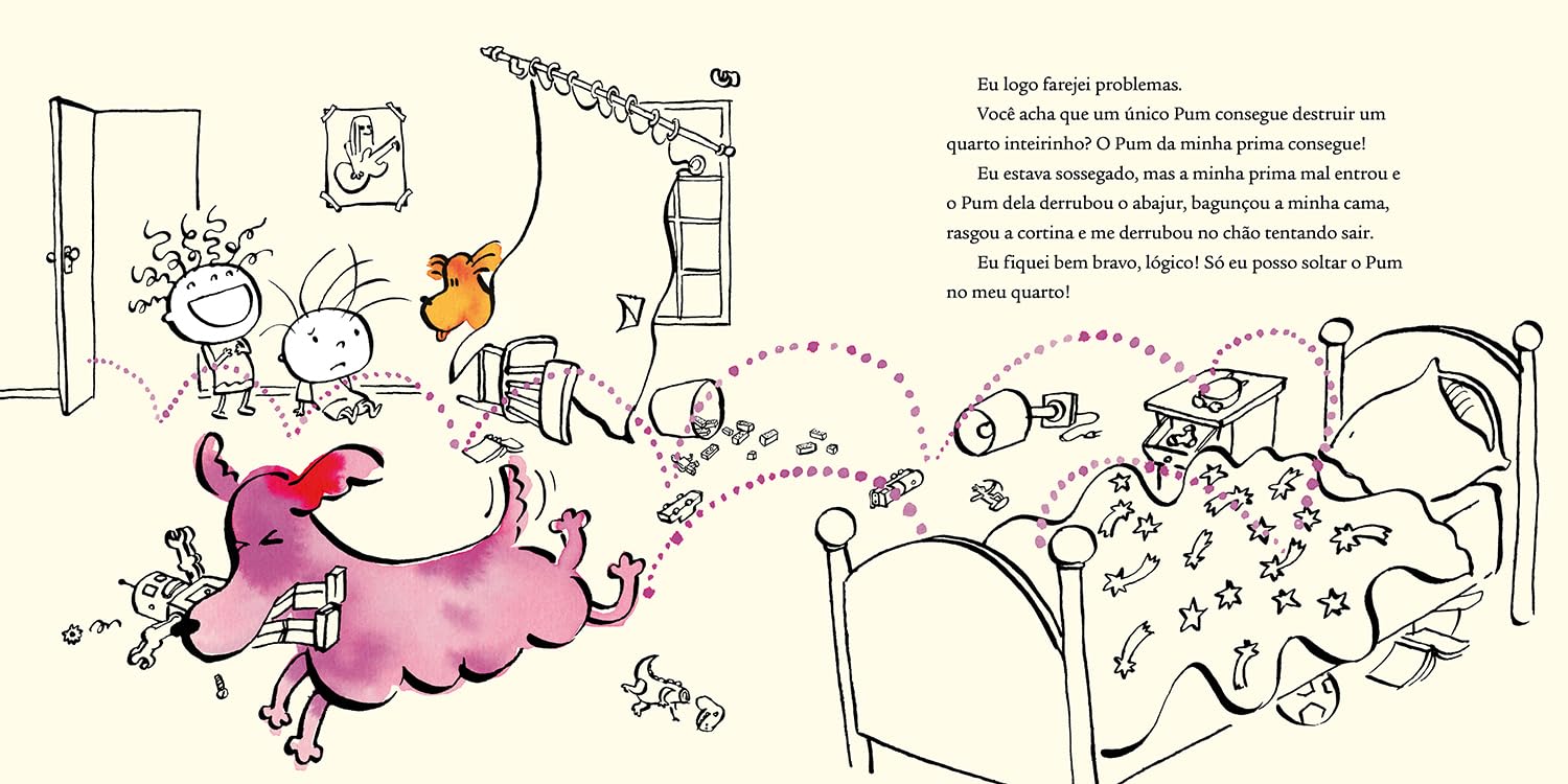 Página do livro O pum da minha prima