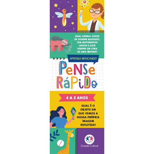 Capa do livro Pense Rápido