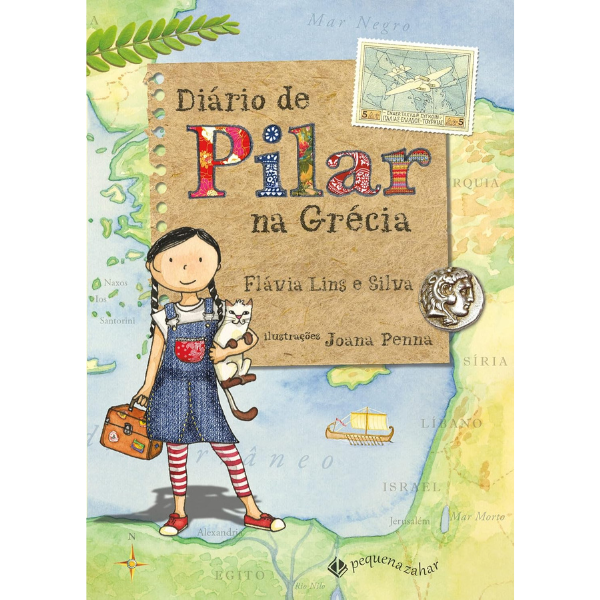 Capa do livro Diario de Pilar na Grécia