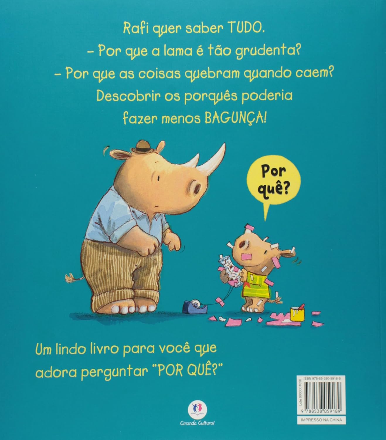 Contracapa do livro Por quê?