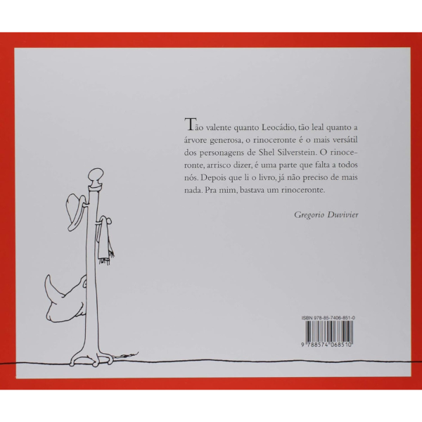 Contracapa do livro Quem quer este rinoceronte?