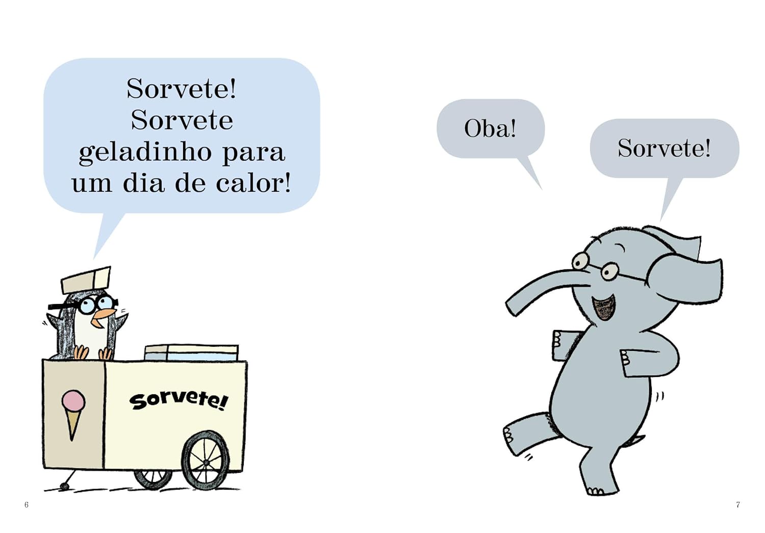 Páginas do livro Será que eu divido meu sorvete?