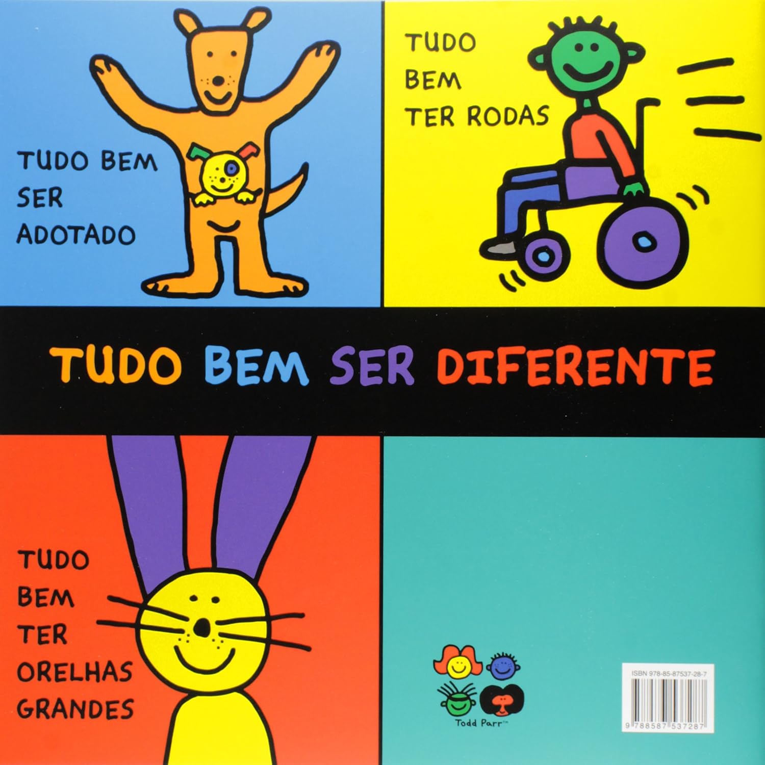 Contracapa do livro Tudo bem ser diferente