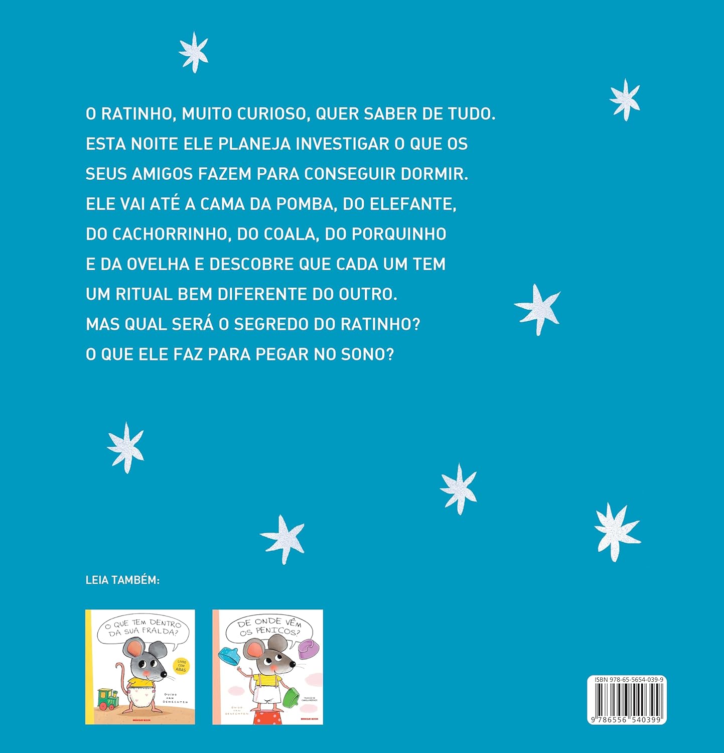 Contracapa do livro Vamos Dormir